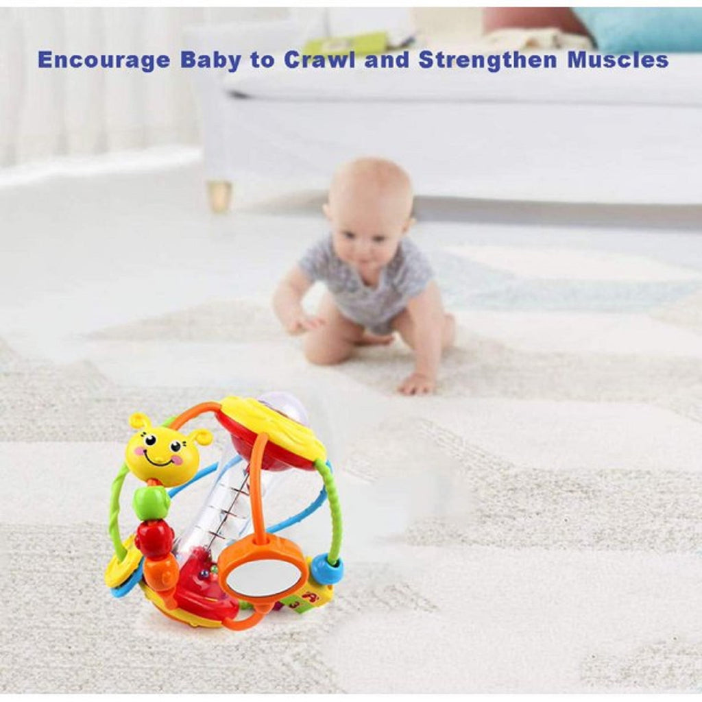 Baby Toys 6-12 Months, Baby Rattles Activity Ball Infant Toys, Crawling Educational Toddler Toys 1-3 Year Old for Boys Girls Gifts