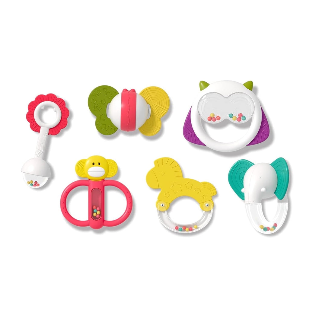 Sensory Rattle Toys for Baby 6-12Months, 10 Pcs Rattles Toys for Infants Newborn Baby 3-6-12 Months Christmas Gifts