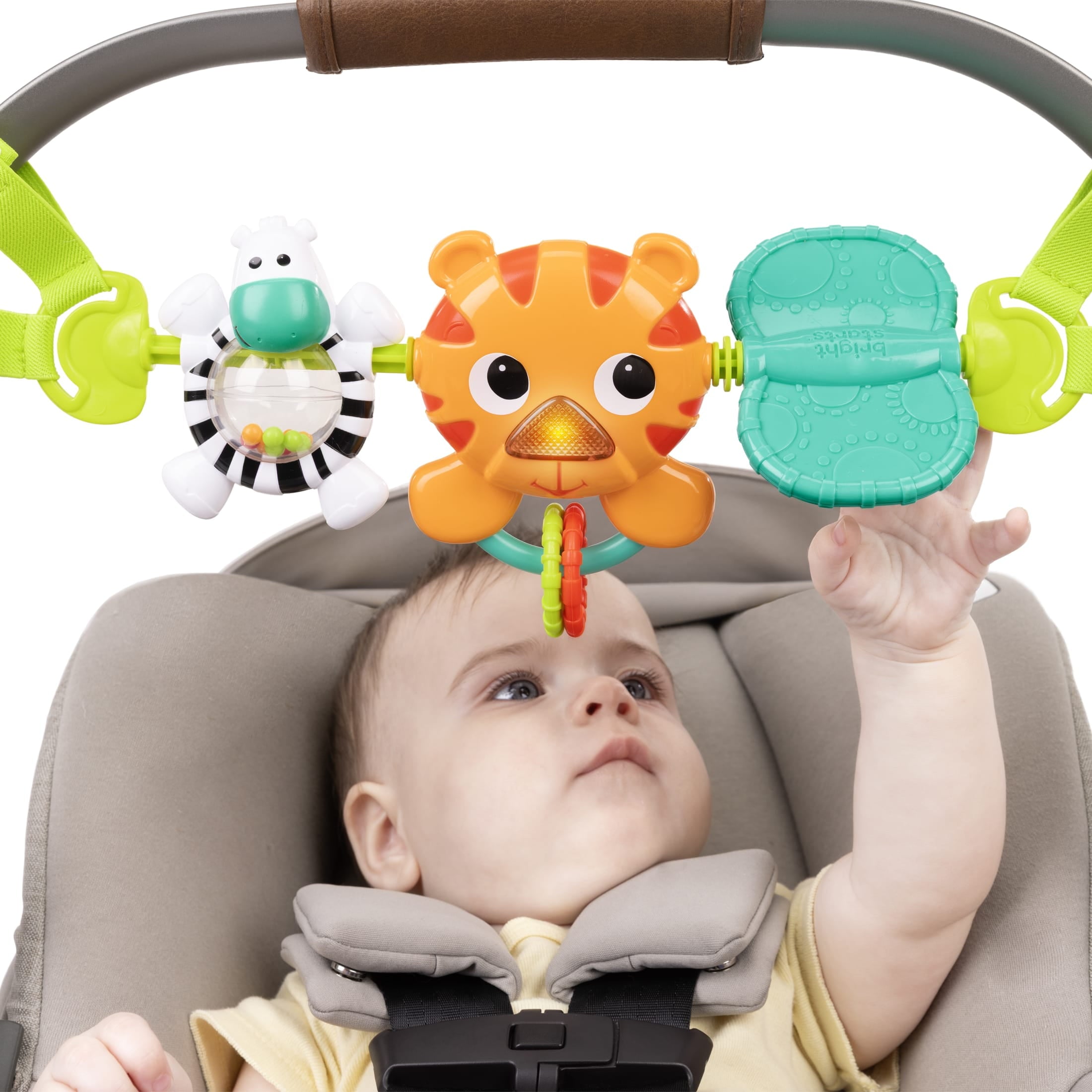 Bright Starts Take Along Musical Carrier Baby Activity Toy Bar, Ages Newborn +