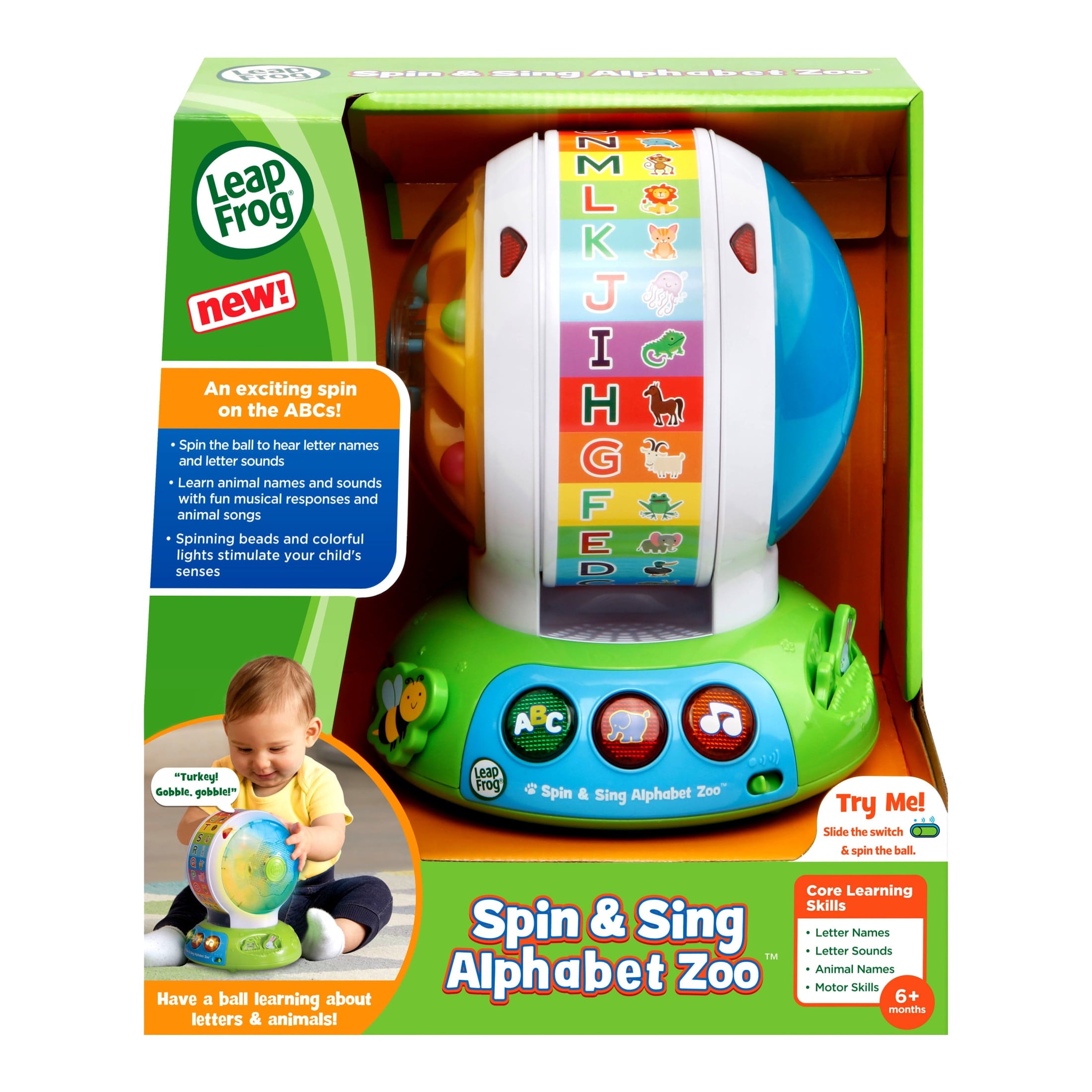 LeapFrog Spin & Sing Alphabet Zoo Baby and Toddler Toys