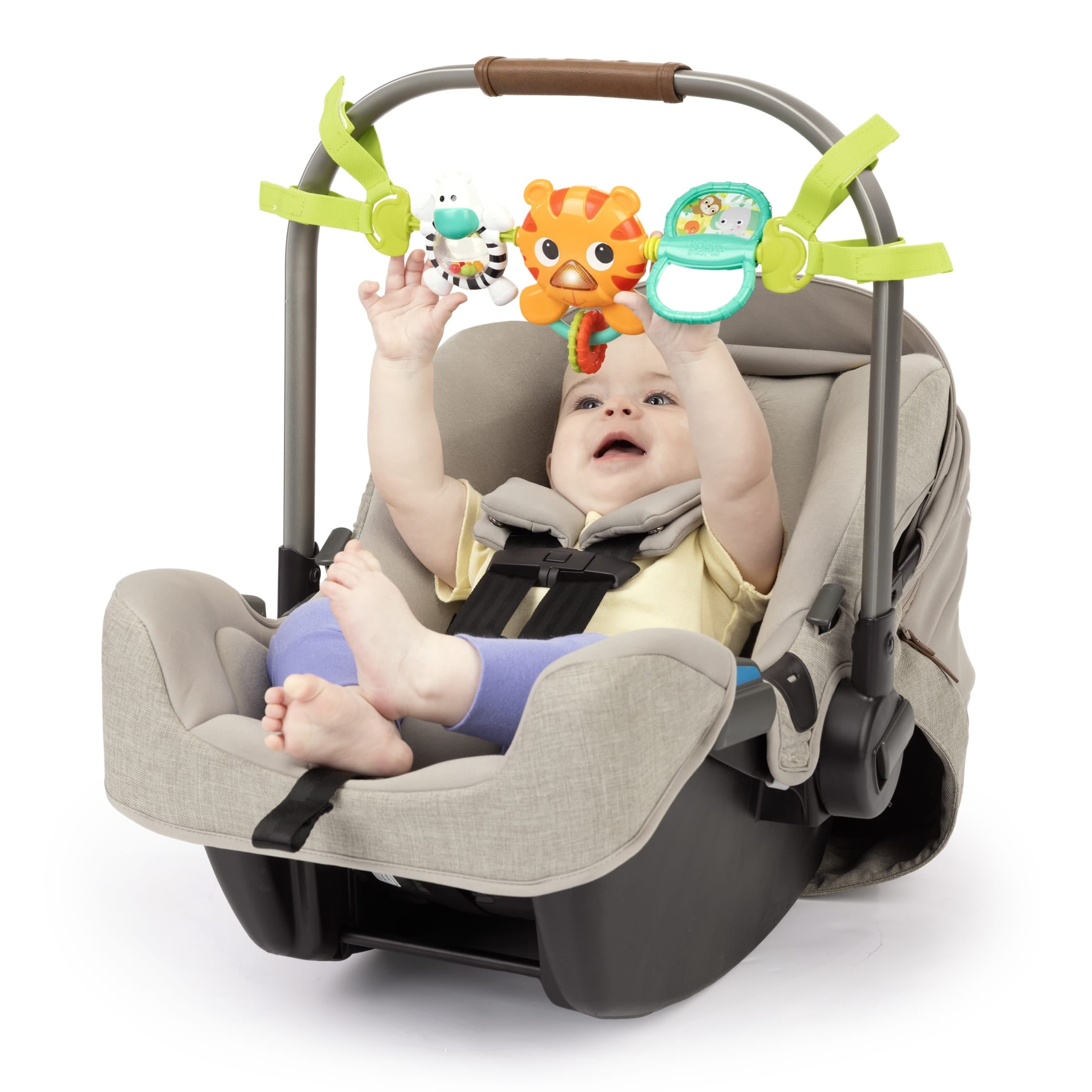 Bright Starts Take Along Musical Carrier Baby Activity Toy Bar, Ages Newborn +