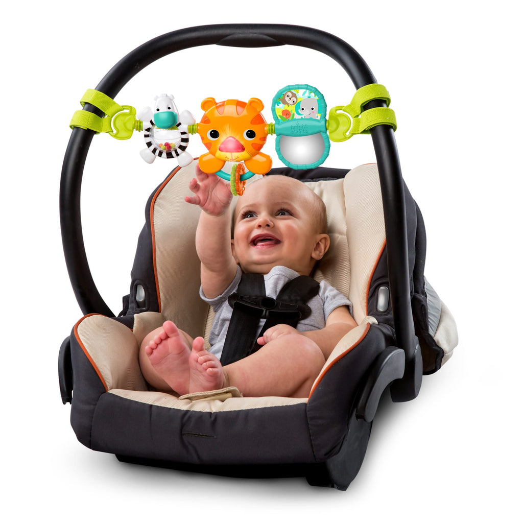 Bright Starts Take Along Musical Carrier Baby Activity Toy Bar, Ages Newborn +
